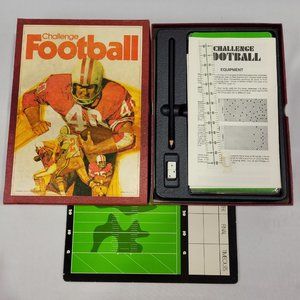 Challenge Football Vintage 1972 Strategy Bookshelf Game by 3M